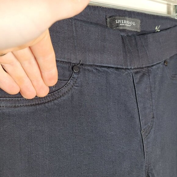 Liverpool Pull On Pants Skinny Size 6 28 Denim Legging Jegging Stretch - Picture 2 of 9